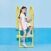 Skechers Wear-Resistant Breathable Slip-Resistant Children's Sandals Rose Gold Teenagers 27.5