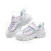 Skechers Anti Slip Wear Resistant Low Top Kids Lifestyle Shoes White Pink Teenagers 30