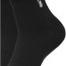 Skechers New Year Mid Calf Socks Unisex 2 Pack Midnight Black 2 Pack (Midnight Black), S