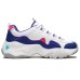 Skechers D'Lites 3.0 Zenway Low Top Sneakers White/Blue Women's 38.5