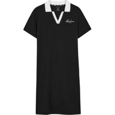 Skechers Short-Sleeved Dresses Women's Carbon Black Carbon Black-0018, 2XL