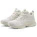 Skechers Anti-Slip Wear-Resistant Mid-Top Casual Shoes Women's Beige Бежевый, 39