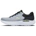 Skechers Go Run Lite Low-Top Running Shoes Men's Black Gray Black Gray, 43