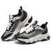 Skechers Street Slip Resistant, Abrasion Resistant, Breathable Low Top Running Shoes Women's Black White Черно-белый, 38