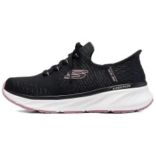 Skechers Sport Cushioned Wear-Resistant Coverage Low-Top Casual Shoes Women's Black Черный, 38