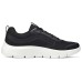 Skechers Go Walk Fle Anti-Slip Wear-Resistant Low-Top Casual Shoes Men's Black White Черно-белый, 43