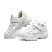 Skechers Girls Slip Resistant Cushioning Abrasion Resistant Kids Lifestyle Shoes White Silver Teenagers Белый, 28.5
