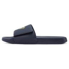 Skechers EVA Slip Resistant Abrasion Resistant Slide Slippers Men's Blue Yellow 39.5