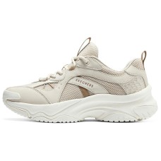 Skechers Abrasion Resistant Low Top Casual Shoes Women's Beige Бежевый, 36