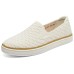 Skechers Slip-Resistant Breathable Low-Top Casual Shoes Women's Ivory Бежевый, 39
