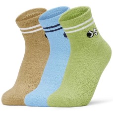 Skechers Kids Socks 古巴砂/晴空蓝/清风绿, XL