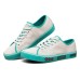 Skechers V'lites Canvas Shoes Men Low-Top White/Green 42.5