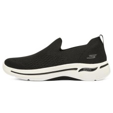 Skechers Go Walk Arch Fit Slip On 'Black White' Women's 35