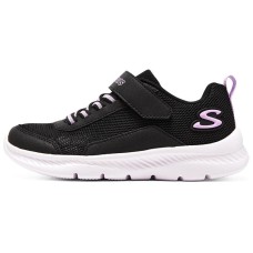 Skechers Girls Slip Resistant Cushioning Abrasion Resistant Low Top Kids' Running Shoes Black Teenagers Черный, 28.5