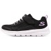 Skechers Girls Slip Resistant Cushioning Abrasion Resistant Low Top Kids' Running Shoes Black Teenagers Черный, 28.5