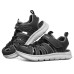 Skechers C Flex Sandal Slip Resistant, Abrasion Resistant, Breathable Children's Sandals Black Gray Teenagers 30