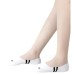 Skechers Colorful No Show Socks Unisex 3 Pack 3 Pack (Black+White+White), M
