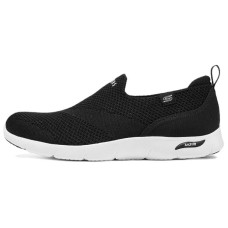 Skechers Sport Anti-Slip Wear-Resistant Low-Top Casual Shoes Women's Black White Черно-белый, 35