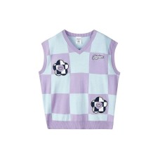 Skechers Tank Top Checkerboard Large Square Purple Green Kids' Checkerboard large grid purple green/0388, 120