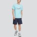 Skechers Sports Alliance Series T Shirt Unisex Misty Blue Color Голубой, XS