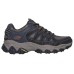 Skechers Breathable And Lightweight Low Top Hiking Shoes Men's Black Green Черно-зеленый, 41