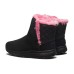 Skechers Cushioning Wear-Resistant Kids' Boots Black Red Teenagers Красно-черный, 27.5
