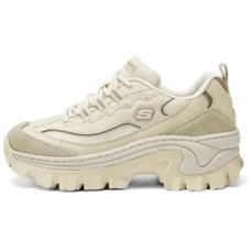 Skechers Street Anti-Slip Wear-Resistant Low-Top Chunky Sneakers Women's Ecru 37.5