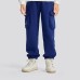 Skechers Classic Casual Series Knitted Sports Pants Medieval Blue Teenagers Синий, 140