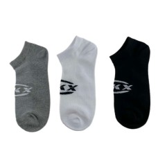 Skechers Ankle Socks Unisex 3 Pack S, 3 Pack (Black+White+Gray)