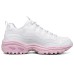 Skechers Energy Cushioned Wear-Resistant Breathable Low-Top Casual Shoes Women's White Pink 38