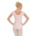 Women's Short Sleeve Leotard Розовый, Large