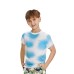 Skechers T-Shirt Render Blue And White Gradient. Teenagers Render blue and white gradient., 165