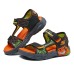 Skechers Anti-Slip Wear-Resistant Children's Sandals Black Orange Kids' Черный, 32