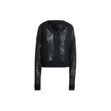 Adidas Originals DISTRESSED CREW SWEATSHIRT Sweater Women's Black Черный, XS