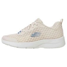 Skechers Dynamight 2.0 Low Top Sneakers 'Cream White Blue' Women's Бежевый, 35