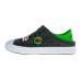 Skechers Guzman Steps Cushioning Wear-Resistant Children's Sandals Black Green Teenagers Черно-зеленый, 28.5