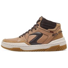 Skechers SKX Anti-Slip Wear-Resistant Mid-Top Skateboard Shoes Men's Brown Коричневый, 41
