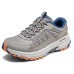 Skechers WOMEN'S GO Series Slip-Resistant Low-Top Casual Running Shoes Women's Gray Blue taupe/blue, 39.5