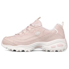 Skechers D'Lites 1.0 Low Running Shoes Light Pink Women's 35