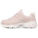 Skechers D'Lites 1.0 Low Running Shoes Light Pink Women's 35