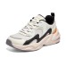 Skechers BOBS BAMINA 2 Cushioning Anti-Slip And Wear-Resistant Low-Top Chunky Sneakers Women's White Orange 36