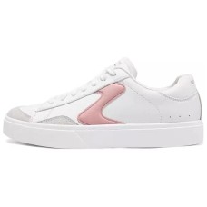 Skechers Court Classics Cushioning Breathable Support Low Top Skateboard Shoes Women's White Pink Белый Розовый, 40
