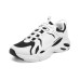 Skechers Cushioning Anti-Slip And Wear-Resistant Height Increasing Low-Top Chunky Sneakers Men's White Black Черно-белый, 43
