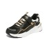 Skechers Girls Slip Resistant Cushioning Kids Lifestyle Shoes Black Gold Teenagers 35