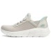 Skechers Durable Breathable Mid-Top Running Shoes Women's Taupe Серо-коричневый, 37