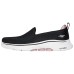 Skechers GO WALK 7 Cushioned Slip-Resistant Breathable Rebound Low-Top Casual Shoes Women's Black Черный, 39