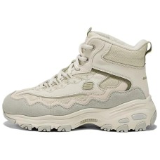 Skechers DLITES Anti-Slip Wear-Resistant High-Top Casual Shoes Women's Taupe Серо-коричневый, 38