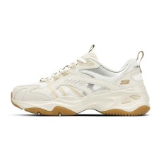 Skechers D'LITES 4.0 Fresh Look Bear Collection Breathable Lightweight Low-Top Casual Shoes Women's Natural Бежевый, 37