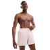 Pull&Bear seersucker stripe swimshort in light pink Розовый, XL
