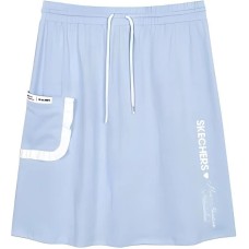 Skechers x AILISI,LIANMINGKUAN Casual Short Skirts Women's Glow Blue Синий, 185/86A/XXL